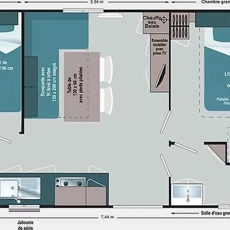 3 Etoiles - Piscine - Efb0gh Kamp alanı *